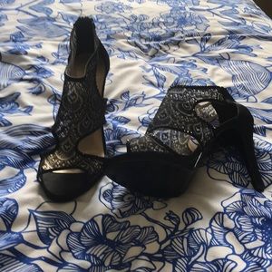 Black heels